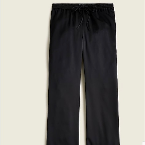 NWT J.Crew Drawstring Cuffed Crepe Pant Rare sold out - Picture 2 of 5